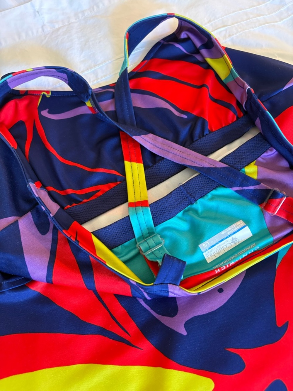 COLUMBIA Multicolor active wear summer dress. Women’s size L - Picture 4 of 7